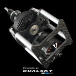 Koaxiales Doppelpropeller-Antriebs system DualSky CRS4000 für fern gesteuerte koaxiale Anti-Achsen-Kunstflug zeuge F3A